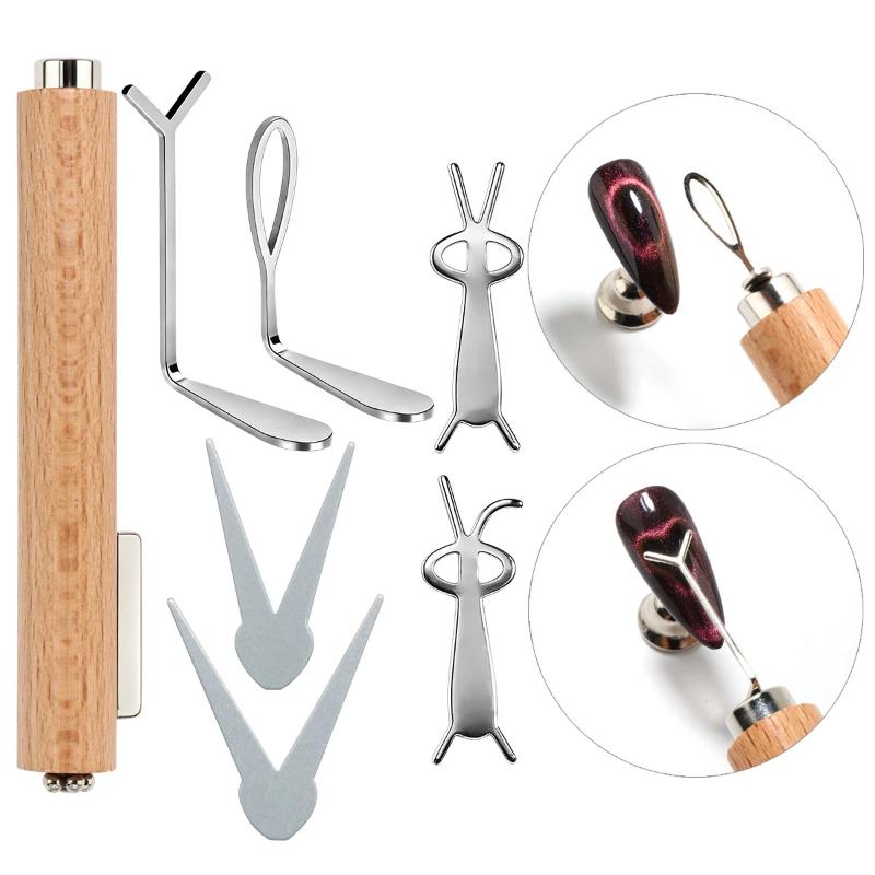 7Pcs Nail Art Magnetic Stick C - đánh giá và giá Contour Palette Stick