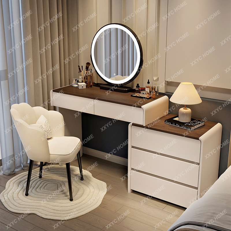 HHAesthetic Wooden Vanity Tabl - đánh giá và giá Beauty Makeup Vanity Set