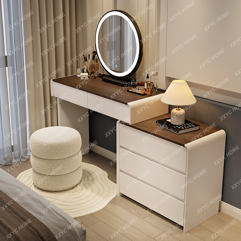 HHAesthetic Wooden Vanity Tabl - đánh giá và giá Beauty Makeup Vanity Set