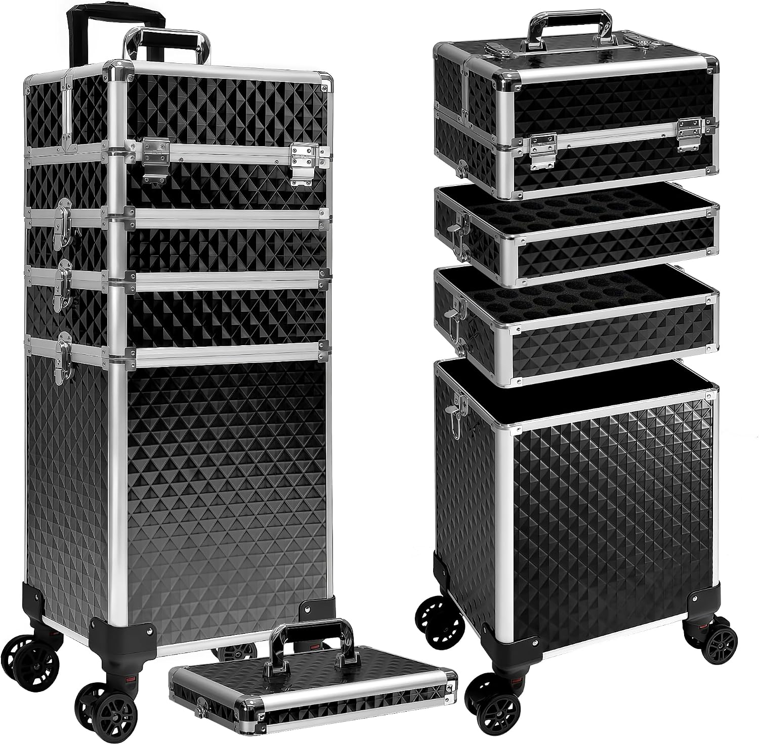 Rolling Makeup Train Case, Cos - đánh giá và giá Beauty & Makeup Katia Di Paola