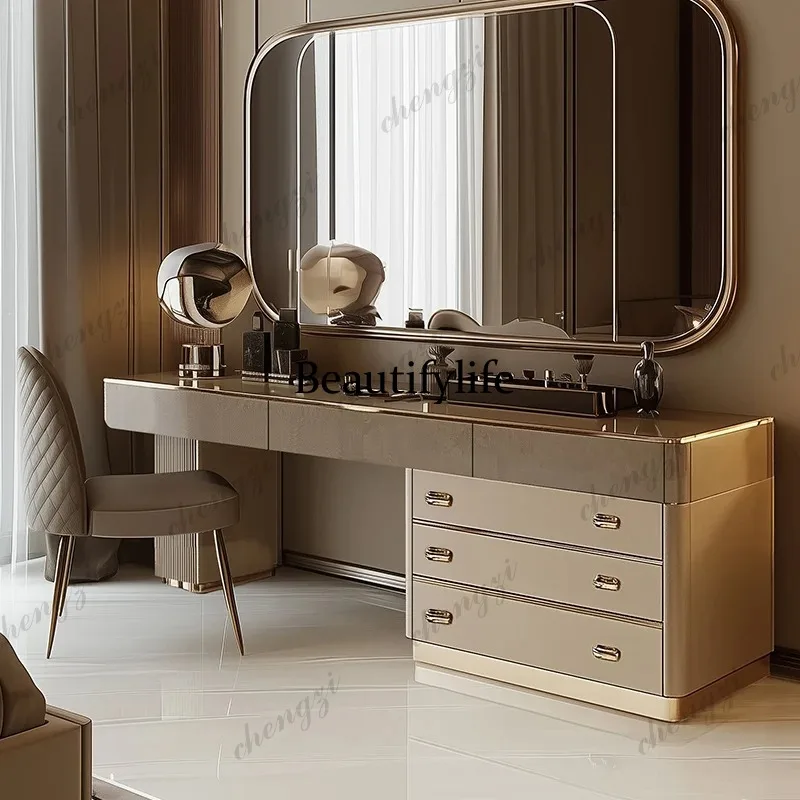 E182 Full Set Wooden Vanity Ta - đánh giá và giá Beauty Makeup Vanity Set