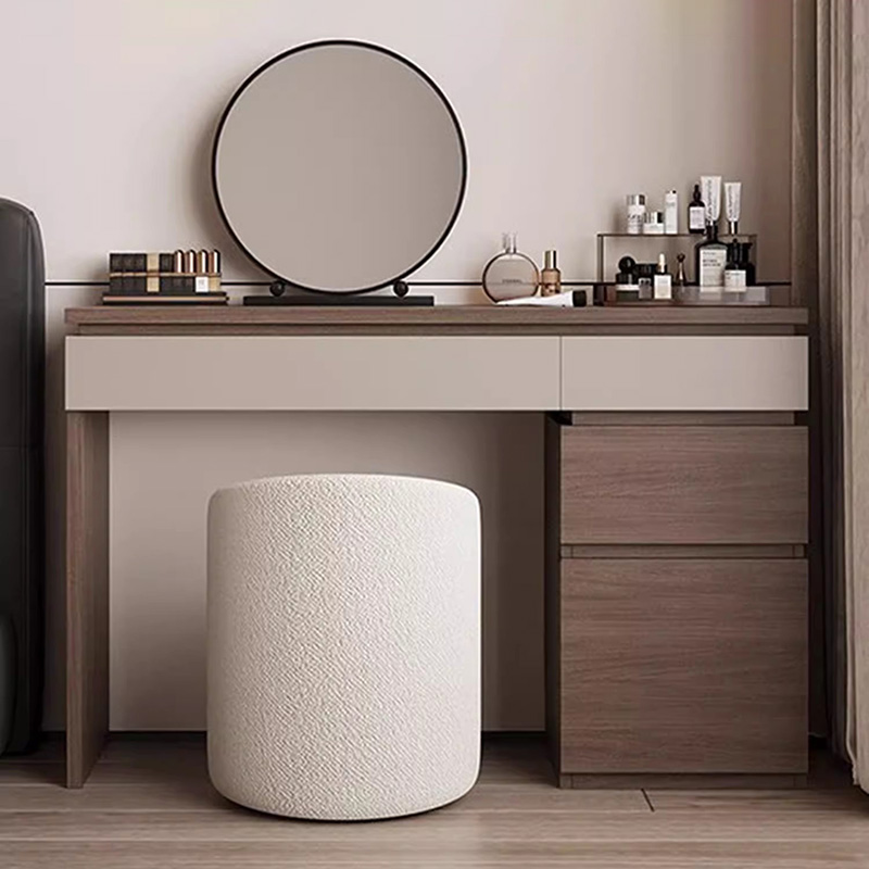Wood Shelf Vanity Table Modern - đánh giá và giá Beauty Without Makeup