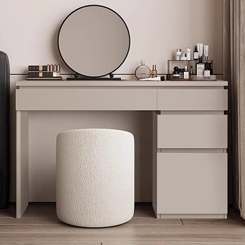 Wood Shelf Vanity Table Modern - đánh giá và giá Beauty Without Makeup
