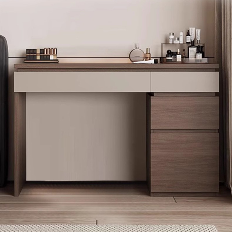Wood Shelf Vanity Table Modern - đánh giá và giá Beauty Without Makeup