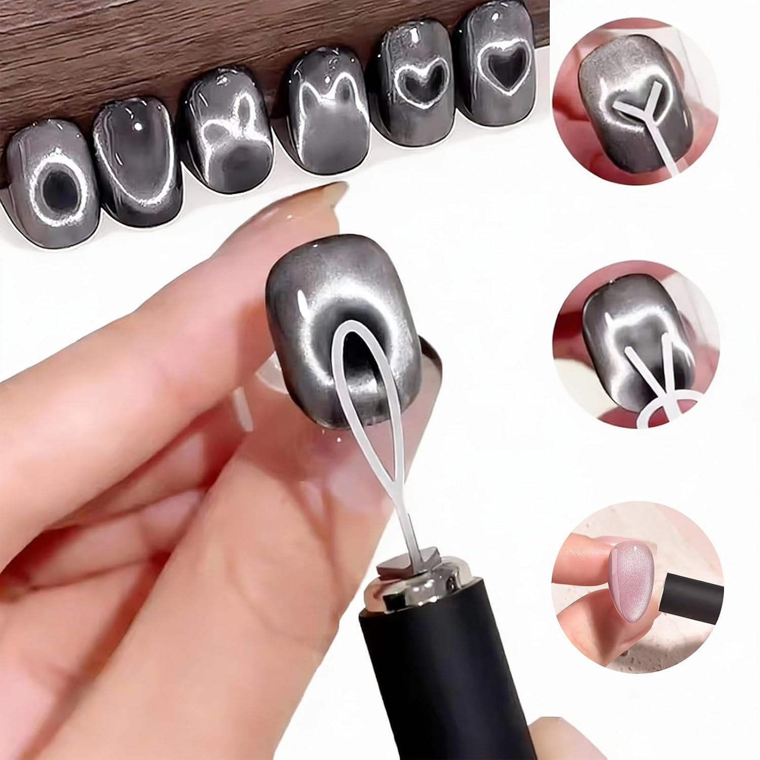10Pcs Cat Eye Nail Magnet Set  - đánh giá và giá Contour Palette Stick