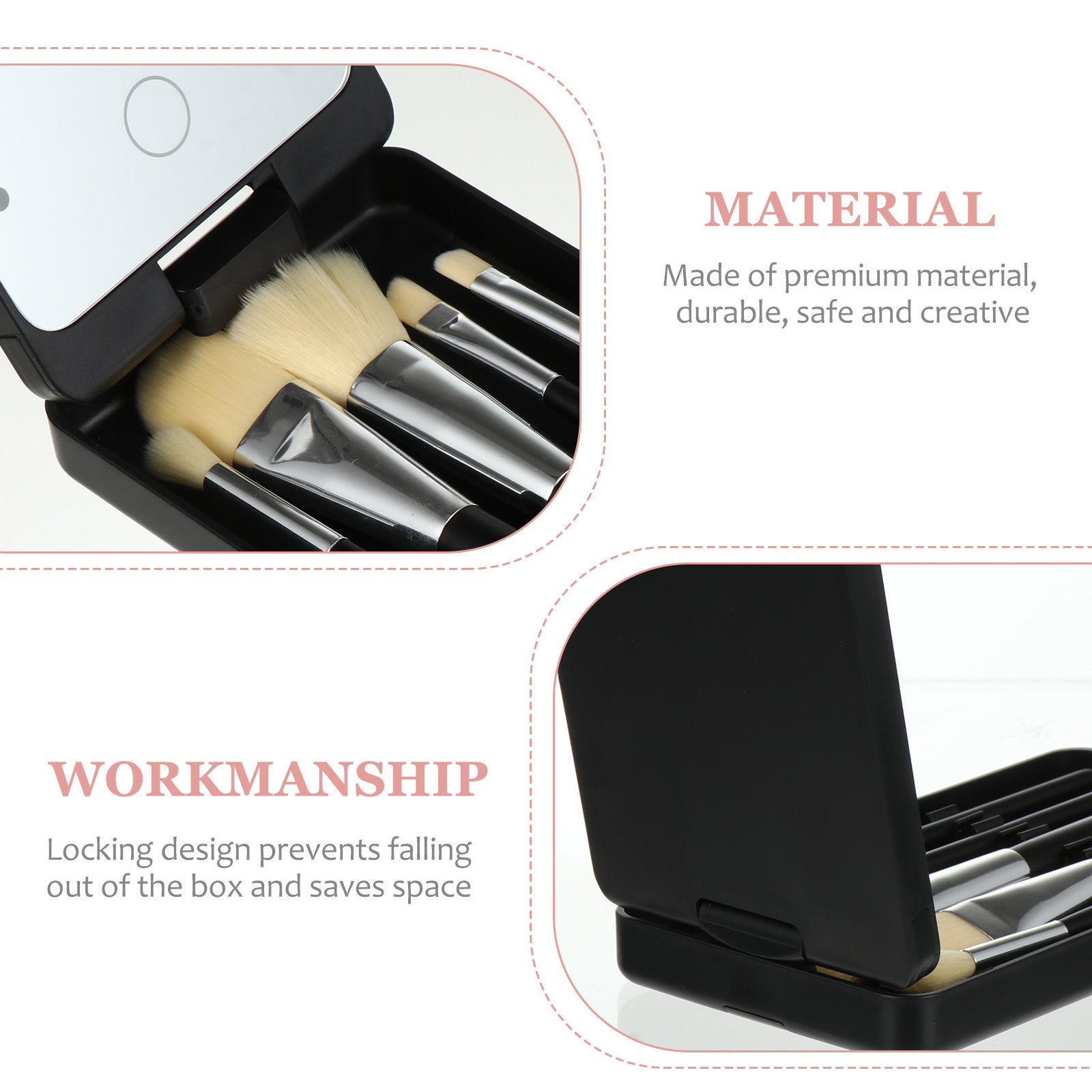 5Pcs LED Light Makeup Mirror S - đánh giá và giá Beauty Makeup Vanity Set
