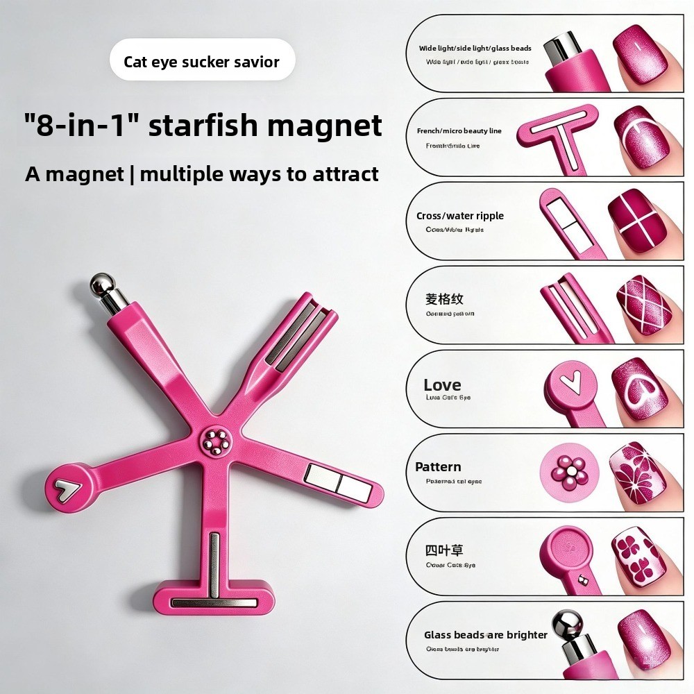 8 In 1 Starfish Cat Eye Magnet - đánh giá và giá Contour Palette Stick