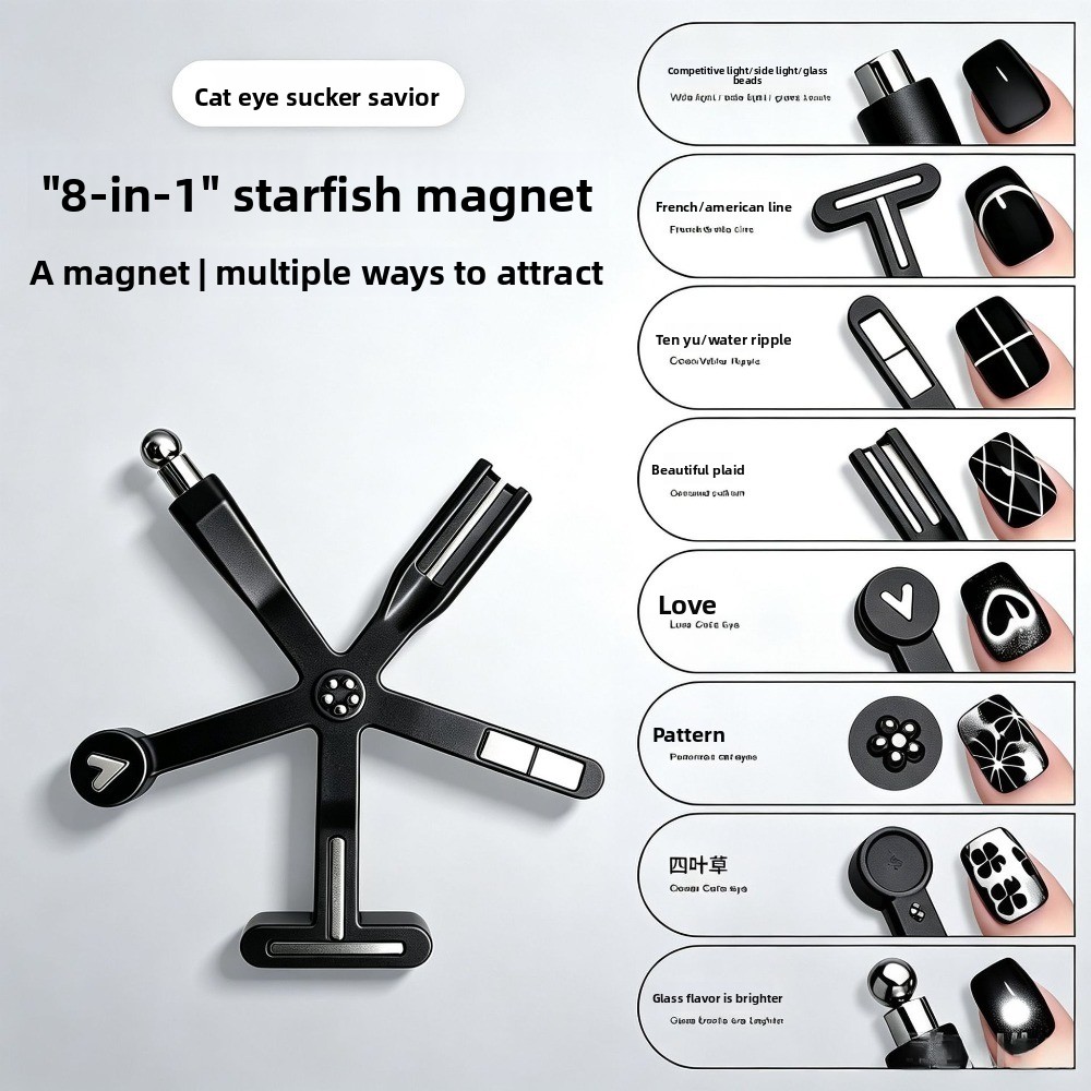 8 In 1 Starfish Cat Eye Magnet - đánh giá và giá Contour Palette Stick