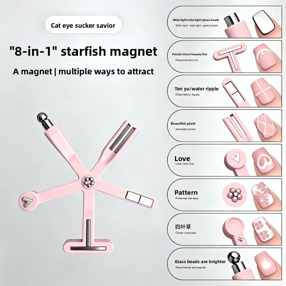 8 In 1 Starfish Cat Eye Magnet - đánh giá và giá Contour Palette Stick