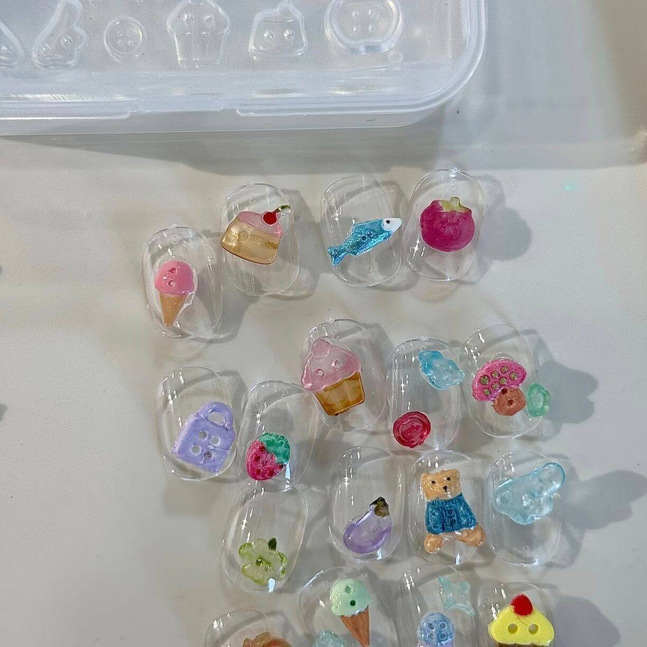Small 3D Button Manicure Mold  - đánh giá và giá Contour Palette Stick