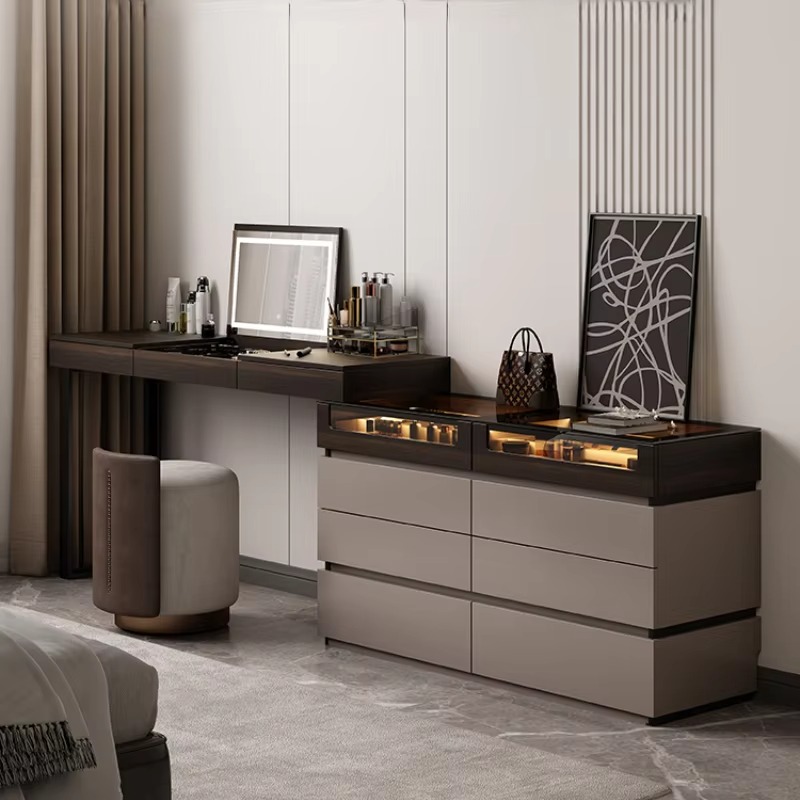 Women Organizer Luxury Dresser - đánh giá và giá Beauty Makeup Vanity Set