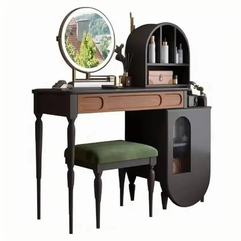 Organizer Black Vanity Table D - đánh giá và giá Beauty Makeup Vanity Set